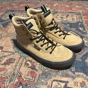 Sperry Men's Beige High-Top Sneakers